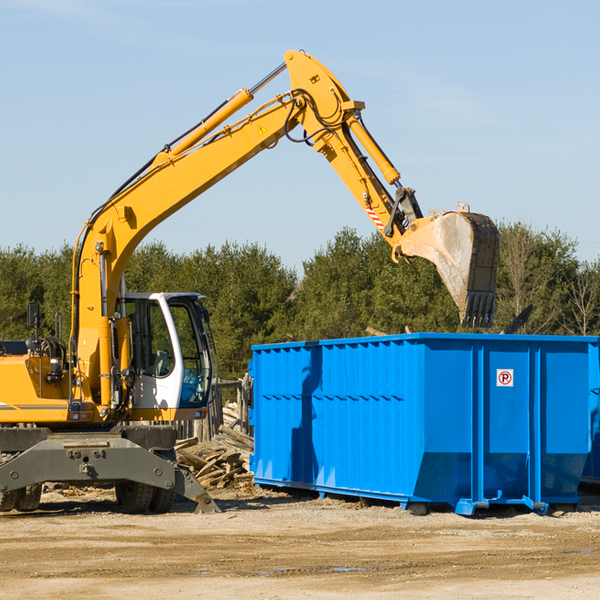 what happens if the residential dumpster is damaged or stolen during rental in Stony Point